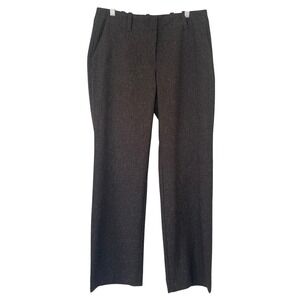 J. Jill Stretch Women's Pants Size 6 Charcoal Tweed Straight Leg Dress Office